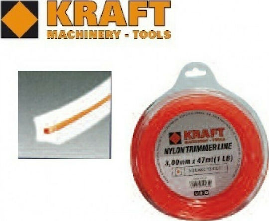 Kraft D-Cut Μεσινέζα Τετράγωνη Μήκους 27m και Πάχους 4mm