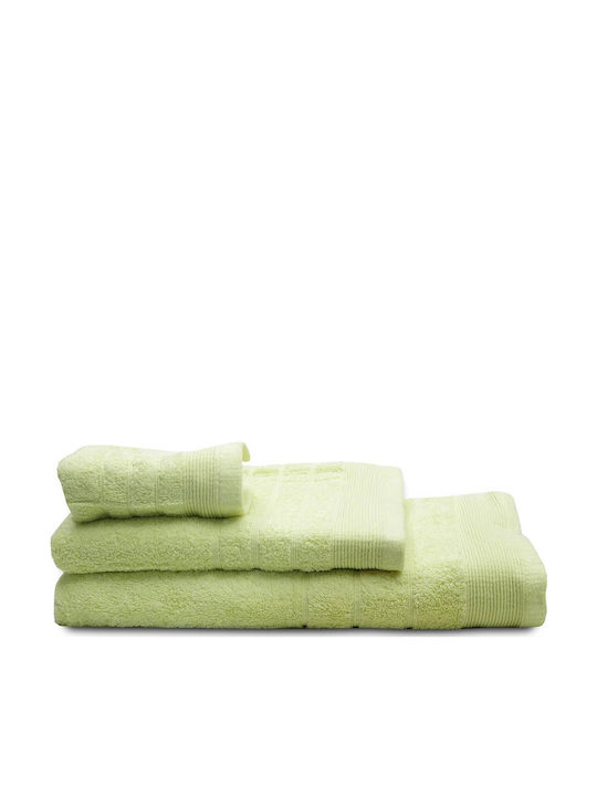 Sunshine 3pc Bath Towel Set Χίμπουρι 13 Mint Weight 500gr/m²