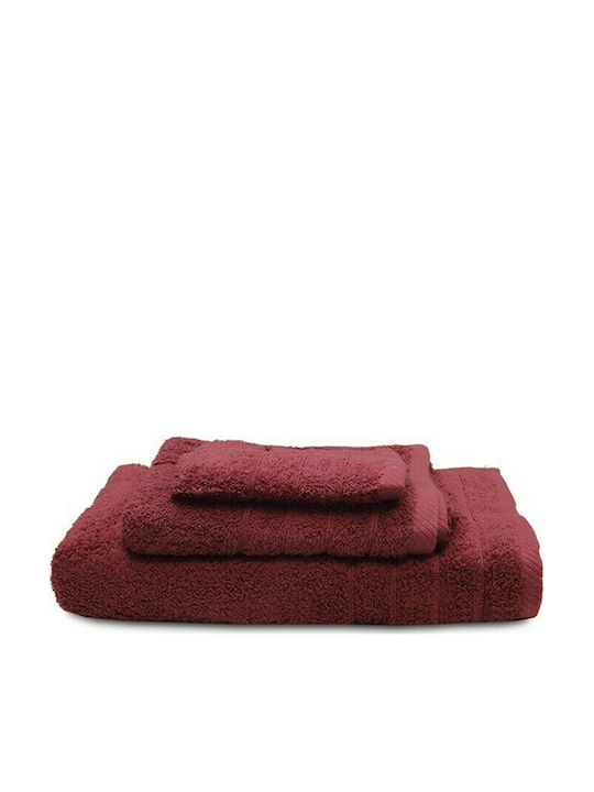 Sunshine Facecloth Dory 50x100cm. Bordeaux 12 Weight 600gr/m²