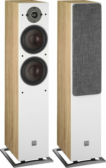 Dali Oberon 7 Двойка Hi-Fi Говорители Подов 180W 2 Брой шофьори Ш20xД34xВ101.5см. Бял