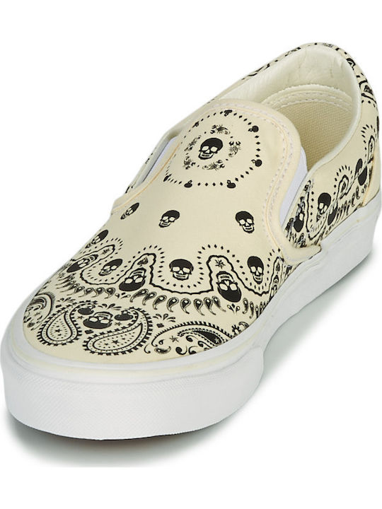 Bandana Classic Women's Canvas Slip-Ons Classic White/Black