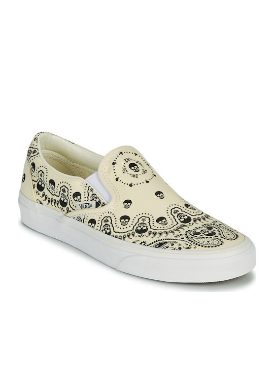 Bandana Classic Women's Canvas Slip-Ons Classic White/Black