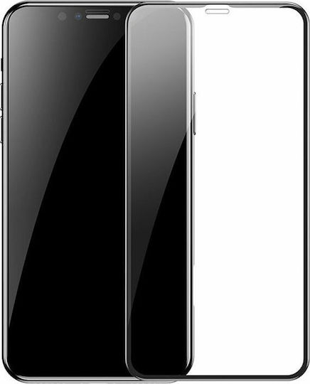 Baseus Full Coverage Curved Tempered Glass Protector 3D Vollflächig gehärtetes Glas 2Stück (iPhone 11 Pro Max)