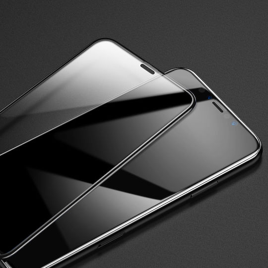 Baseus Full Coverage Curved Tempered Glass Protector 3D Vollflächig gehärtetes Glas 2Stück (iPhone 11 Pro Max)