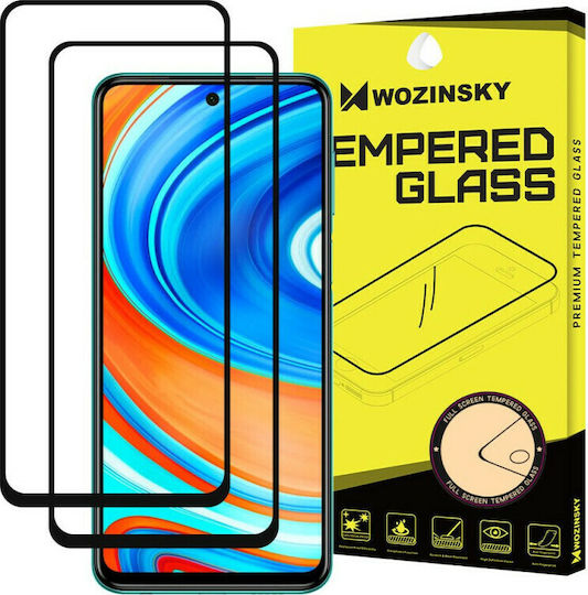 Wozinsky Full Glue Full Face Tempered Glass 2pcs (Redmi Note 9S / 9 Pro / 9 Pro Max)