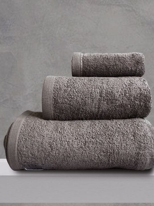 SB Home Πετσέτα Σώματος Primus 70x140εκ. Carbon Βάρους 500gr/m²