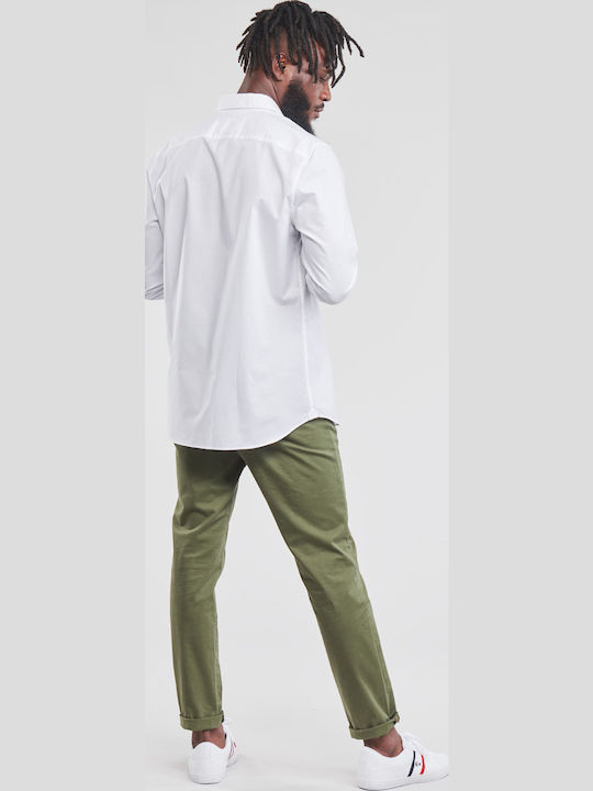 Long-sleeved Cotton Shirt White