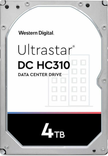Western Digital Ultrastar DC HC310 4TB HDD Festplatte 3.5" SATA III 7200Umdrehungen pro Minute mit 256MB Cache für Server 0B35950 HC310