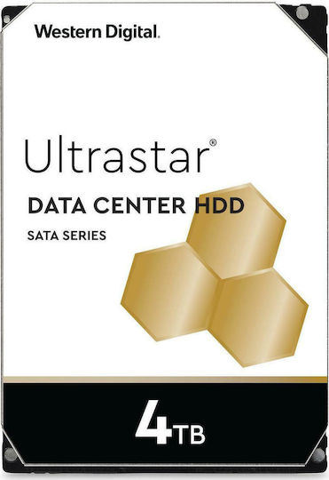 Western Digital Ultrastar DC HC310 4TB HDD Festplatte 3.5" SATA III 7200Umdrehungen pro Minute mit 256MB Cache für Server 0B35950 HC310