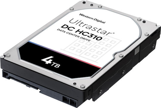 Western Digital Ultrastar DC HC310 7K6 4TB HDD Σκληρός Δίσκος 3.5" SATA III 7200rpm με 256MB Cache για Server / NAS