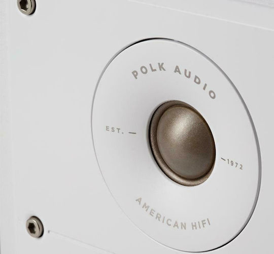 Polk Audio Signature S15e Pereche Boxe Hi-Fi Bookself 100W 2 Nr. de șoferi L19.05xA26.04xÎ30.48cm. Alb