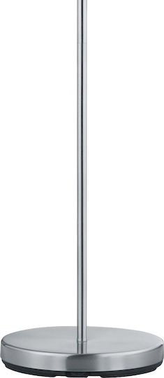 Trio Lighting Hotel Floor Lamp H160xL35cm with Socket for E27 Bulb Matte Nickel