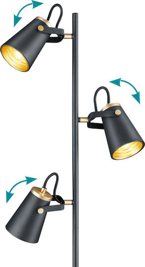 Trio Lighting Edward Φωτιστικό Δαπέδου Υ160εκ. Μαύρο Ματ Trio Lighting Edward Φωτιστικό Δαπέδου Υ160εκ. Μαύρο Ματ
