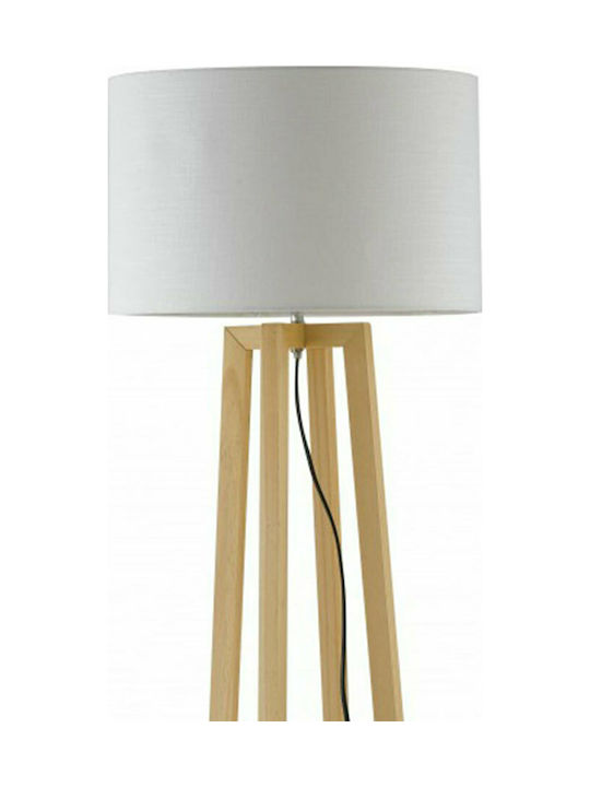 Fan Europe Berry Vintage Floor Lamp H165xW35cm. with Socket for Bulb E27 White