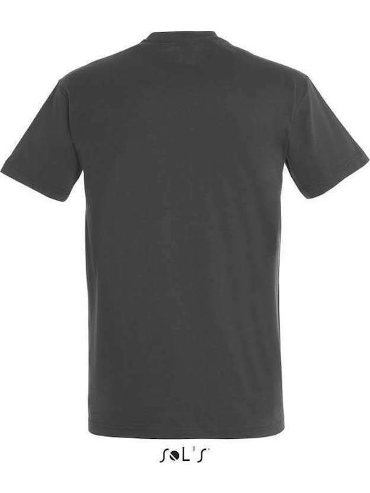 Sol's Imperial Men's Short Sleeve Promotional T-Shirt Dark Grey