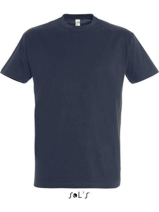 Sol's Imperial Men's Short Sleeve Promotional T-Shirt Navy Blue