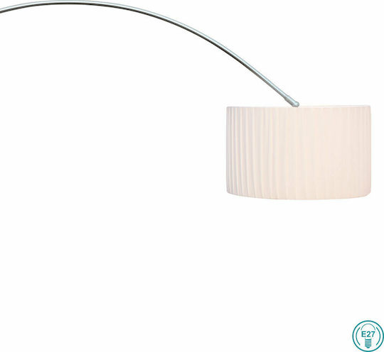 Globo Lighting La Nube Φωτιστικό Δαπέδου Υ203xΜ20εκ. με Ντουί για Λαμπτήρα E27 Ασημί