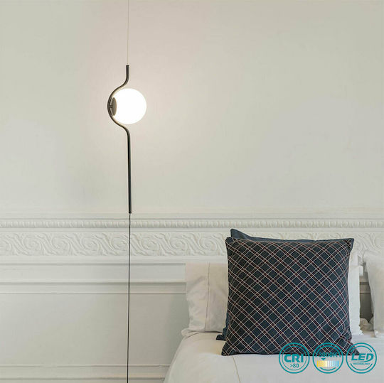 Faro Barcelona Le Vita LED Stehleuchte H58xB14cm. mit Warmweißem Licht 570lm Schwarz