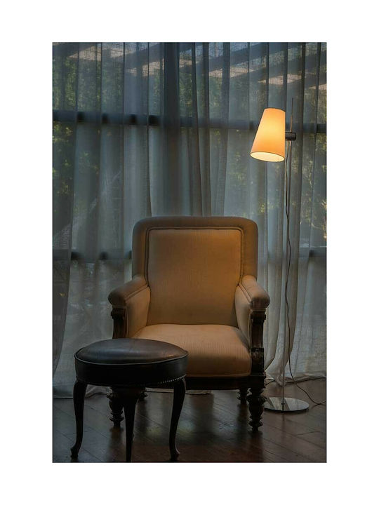 Faro Barcelona Lupe Φωτιστικό Δαπέδου Υ150xΜ25εκ. με Ντουί για Λαμπτήρα E27 Λευκό