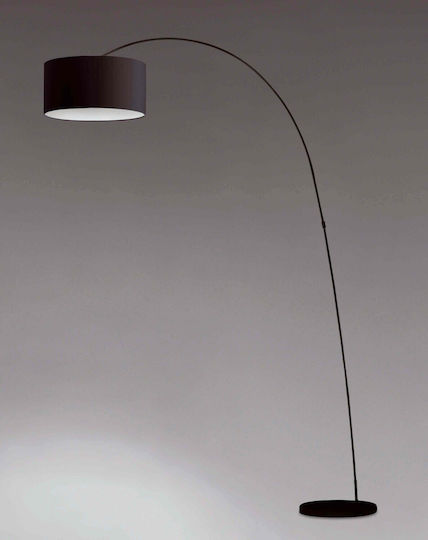 Faro Barcelona Papua Lampadare De Podea Înălțime 200xLungime 38cm Cu Bază De Bec E27 Negru Mat