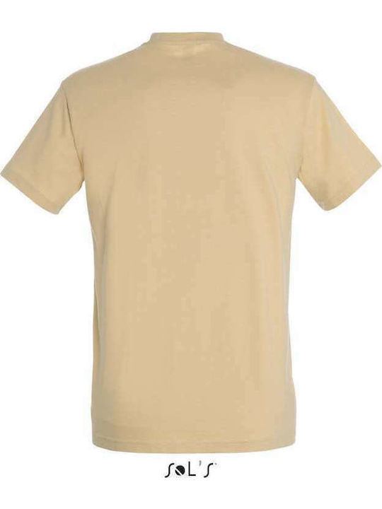 Sol's Imperial Men's Short Sleeve Promotional T-Shirt Sand