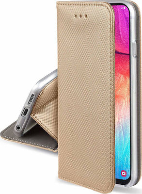 Senso Magnet Synthetic Leather Book Gold (Galaxy A52 / A52s)