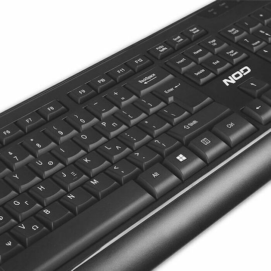 NOD BusinessPRO Wireless Keyboard & Mouse Set Σετ Πληκτρολόγιο & Ποντίκι Ελληνικό
