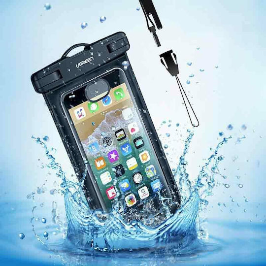 Ugreen Smartphone Case Ugreen Lp186 Waterproof Case up to 6.3" Black 60959