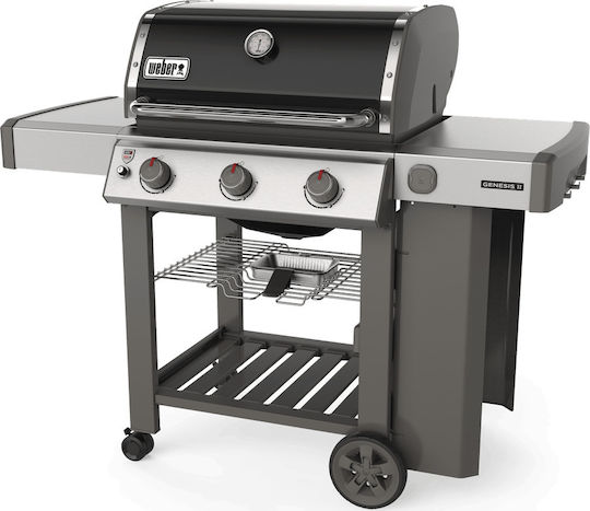 Genesis II E-310 GBS Gasgrill Gusseisen Rost 68cmx48cmcm mit 3 Stück 9.38kW