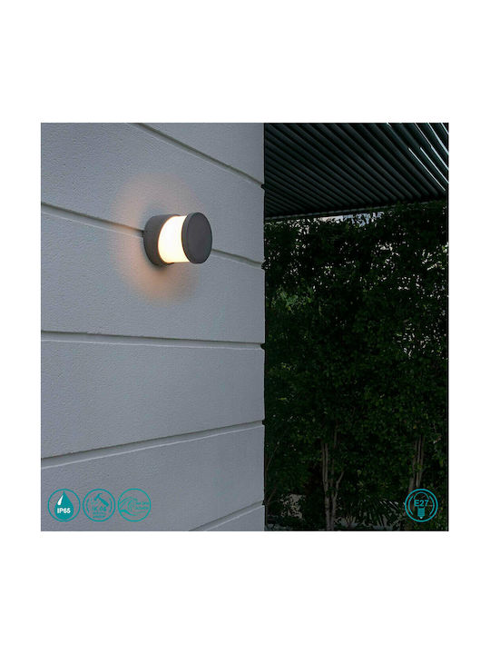 Faro Barcelona Block Wall-Mounted Outdoor Light E27 14.7x14.7εκ.