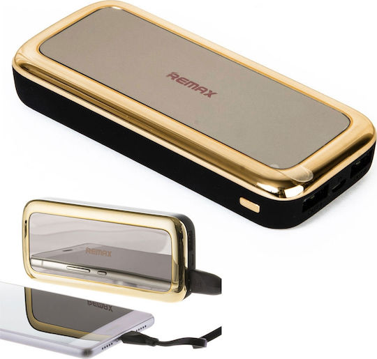 Remax RPP-36 Power Bank 10000mAh mit USB-A Anschluss Gold