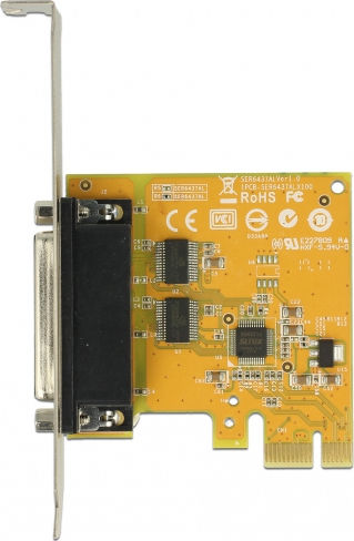 DeLock Κάρτα PCIe σε θύρα RS232 DB9 Serial