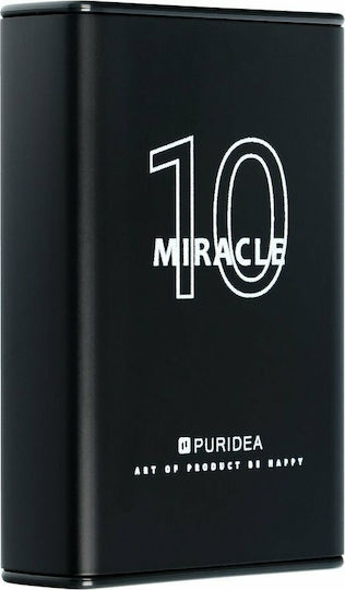 Puridea S15 Power Bank 10000mAh με 2 Θύρες USB-A Μαύρο
