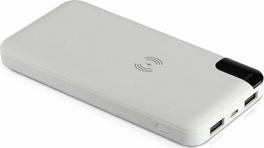 V-TAC VT-3509 Power Bank 8000mAh cu 2 Porturi USB-A Alb