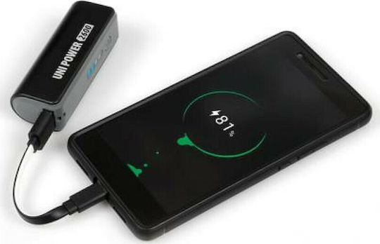Lampa Uni-Power 2600mAh με Θύρα USB-A Μαύρο