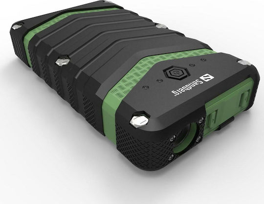 Sandberg Survivor Power Bank 20100mAh με 2 Θύρες USB-A Μαύρο