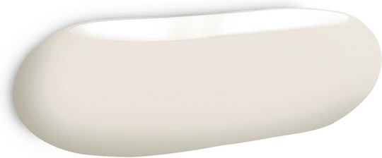 Ideal Lux Moris AP2 Leuchte Wand Weiß 28x10x6.5cm Ideal Lux Moris AP2 Leuchte Wand Weiß 28x10x6.5cm