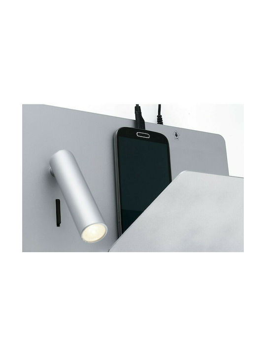 Faro Barcelona Suau Modern Lamp Wall with Integrated LED and Warm White Light 28x15.5cm