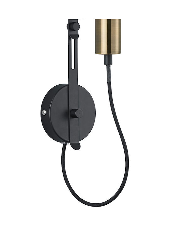 Trio Lighting Nacho Modern Lamp Wall with Socket E14 Black