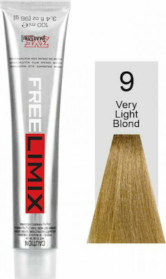 Freelimix Permanent Color 9 Ξανθό Πολύ Ανοιχτό 100ml