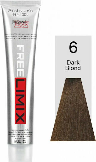 Freelimix Permanent Color Vopsea de Păr 6 Blond închis 100ml