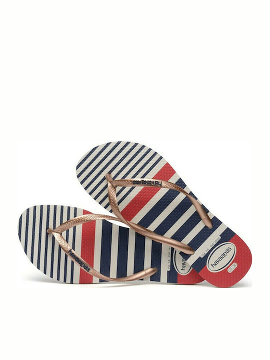 Slim Nautical Women's Flip Flops