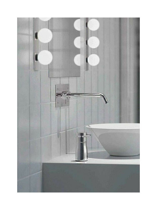 Nowodvorski Brazos III Modern Lamp Bathroom with Socket G9 Silver 40x8cm