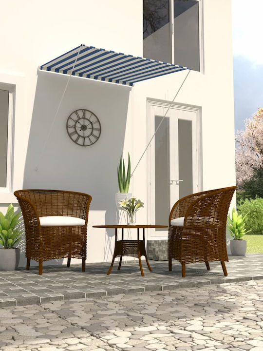 vidaXL Τέντα Βεράντας Μπλε 1x1.5m