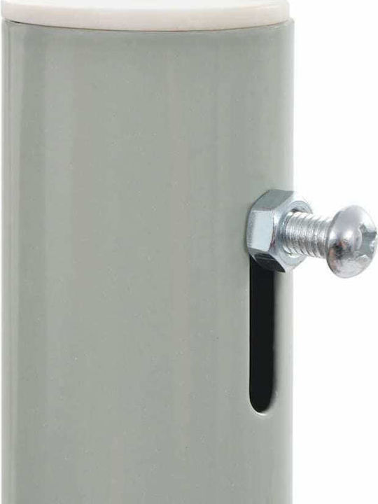 vidaXL Garden Sideway Sunshade Roller Gray 1.2x3cm
