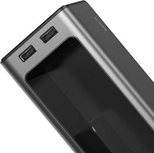 Baseus Deluxe Θήκη Γενικής Χρήσης Αυτοκινήτου με 2 Θύρες USB