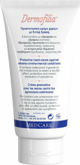 Frezyderm Dermofilia Protective Ενυδατική & Αναπλαστική Κρέμα για Σκασμένα Χέρια 75ml