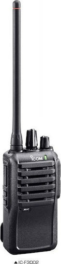 Icom IC-F3002 Ασύρματος Πομποδέκτης VHF 5W χωρίς Οθόνη