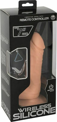 Nanma Vibrating Dong with Remote Controller Realistic Vibrator with Remote Control 18cm Skin