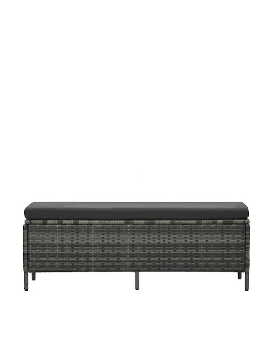 Garden & Outdoor Furniture Sets Living Room Set Pieces Gray with Pillows